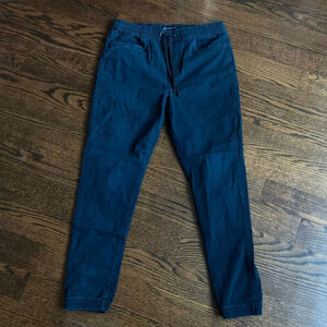 Aeropostale Navy Jogger Pants Teens Size M